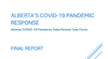 Alberta COVID-19 Pandemic Data Review Task Force
