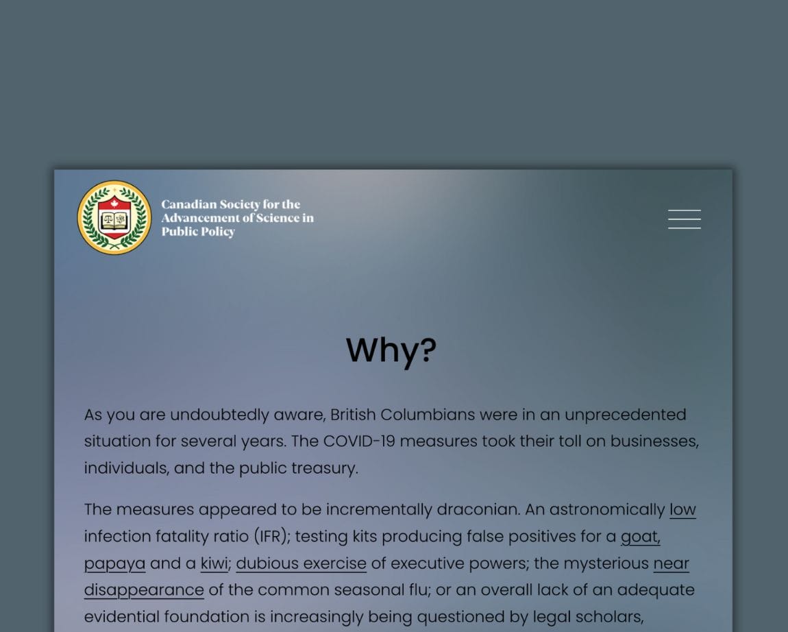 Canadian Society for the Advancement of Science in Public Policy